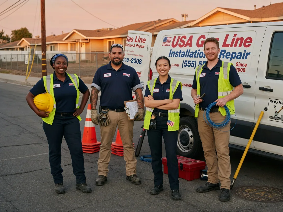 Gas Line Installation company in Bloomingrose, WV